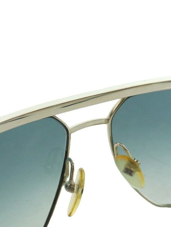 Louis Vuitton Attitude Sunglasses LV Logo Double Bridge 62 14 Silver Color